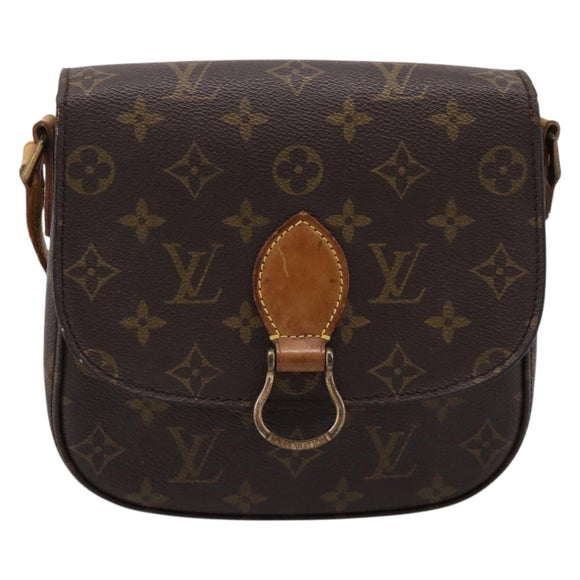 LOUIS VUITTON Monogram Saint Cloud MM Shoulder Bag M51243 LV Auth LN149