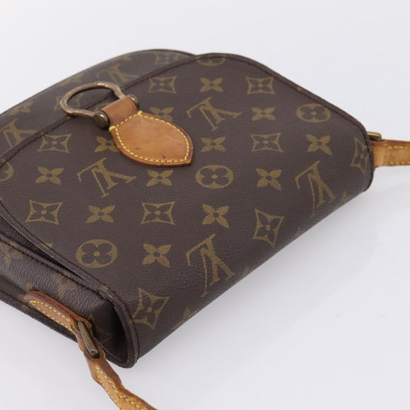 LOUIS VUITTON Monogram Saint Cloud MM Shoulder Bag M51243 LV Auth LN149