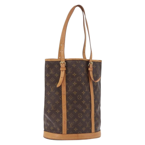 LOUIS VUITTON Monogram Bucket GM Shoulder Bag M42236 LV Auth LN151