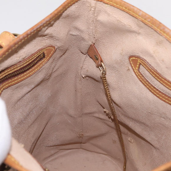 LOUIS VUITTON Monogram Bucket GM Shoulder Bag M42236 LV Auth LN151