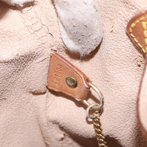 LOUIS VUITTON Monogram Bucket GM Shoulder Bag M42236 LV Auth LN151