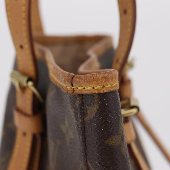 LOUIS VUITTON Monogram Bucket GM Shoulder Bag M42236 LV Auth LN151