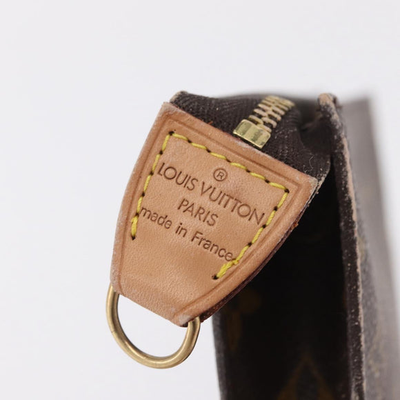 LOUIS VUITTON Monogram Bucket GM Accessory Pouch LV Auth LN152