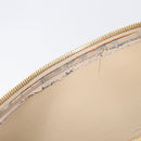 LOUIS VUITTON Monogram Vernis Mercer Boston Bag Beige M91000 LV Auth LN153-20