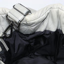 PRADA Nappa Bomber Hand Bag Leather 2way Gray Auth LN154-22