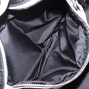 PRADA Nappa Bomber Hand Bag Leather 2way Gray Auth LN154-25