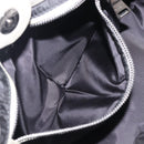 PRADA Nappa Bomber Hand Bag Leather 2way Gray Auth LN154-27