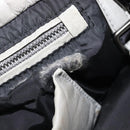 PRADA Nappa Bomber Hand Bag Leather 2way Gray Auth LN154-29