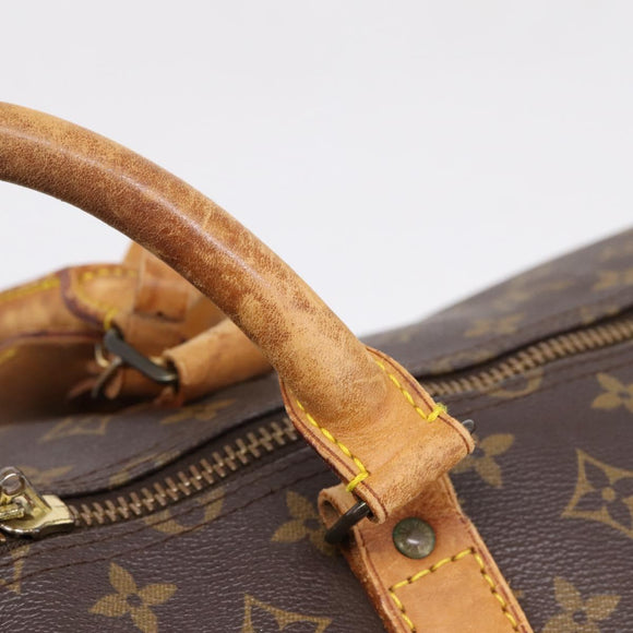 LOUIS VUITTON Monogram Keepall Bandouliere 60 Boston Bag M41412 LV Auth LN156