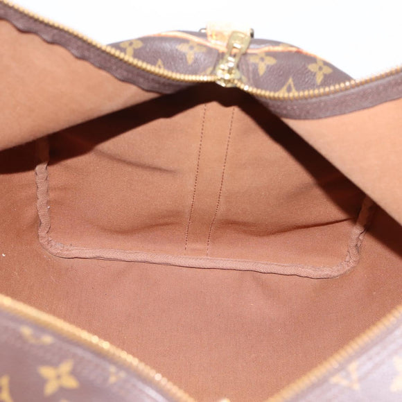 LOUIS VUITTON Monogram Keepall Bandouliere 60 Boston Bag M41412 LV Auth LN156