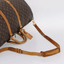 LOUIS VUITTON Monogram Keepall Bandouliere 60 Boston Bag M41412 LV Auth LN156-9