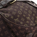 LOUIS VUITTON Monogram Mini Lin Saumur XL Shoulder Bag Ebene M95220 Auth LN158V-17