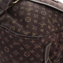 LOUIS VUITTON Monogram Mini Lin Saumur XL Shoulder Bag Ebene M95220 Auth LN158V-19