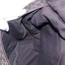 LOUIS VUITTON Monogram Mini Lin Saumur XL Shoulder Bag Ebene M95220 Auth LN158V-28