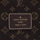LOUIS VUITTON Monogram Mini Lin Saumur XL Shoulder Bag Ebene M95220 Auth LN158V-31