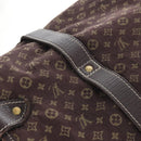 LOUIS VUITTON Monogram Mini Lin Saumur XL Shoulder Bag Ebene M95220 Auth LN158V-7