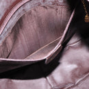 GUCCI Bamboo Shoulder Bag Leather 2way Dark Brown Gold 001 0166 1577 Auth LN160-24