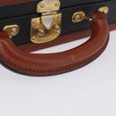 Vivienne Westwood Briefcase PVC Black Gold Auth LN161-10