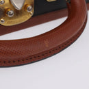 Vivienne Westwood Briefcase PVC Black Gold Auth LN161-15