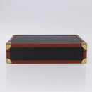 Vivienne Westwood Briefcase PVC Black Gold Auth LN161-8