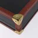 Vivienne Westwood Briefcase PVC Black Gold Auth LN161-20