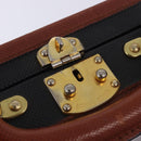 Vivienne Westwood Briefcase PVC Black Gold Auth LN161-22