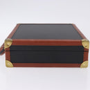 Vivienne Westwood Briefcase PVC Black Gold Auth LN161-4