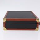 Vivienne Westwood Briefcase PVC Black Gold Auth LN161-6