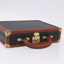 Vivienne Westwood Briefcase PVC Black Gold Auth LN161-9