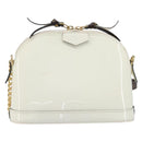 LOUIS VUITTON Monogram Vernis Miroir Alma Mini Bag Snow M52749 LV Auth LN166V-2