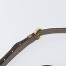 Miu Miu Hand Bag Vitellolux 2way Brown Gold Auth LN167V-9
