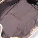 Miu Miu Hand Bag Vitellolux 2way Brown Gold Auth LN167V-11