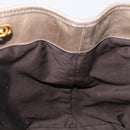 Miu Miu Hand Bag Vitellolux 2way Brown Gold Auth LN167V-23