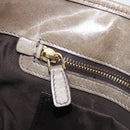 Miu Miu Hand Bag Vitellolux 2way Brown Gold Auth LN167V-24