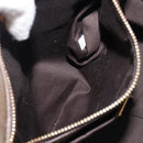 Miu Miu Hand Bag Vitellolux 2way Brown Gold Auth LN167V-25