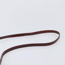 Salvatore Ferragamo Gancini Hand Bag Leather 2way Brown Gold Auth LN168-10