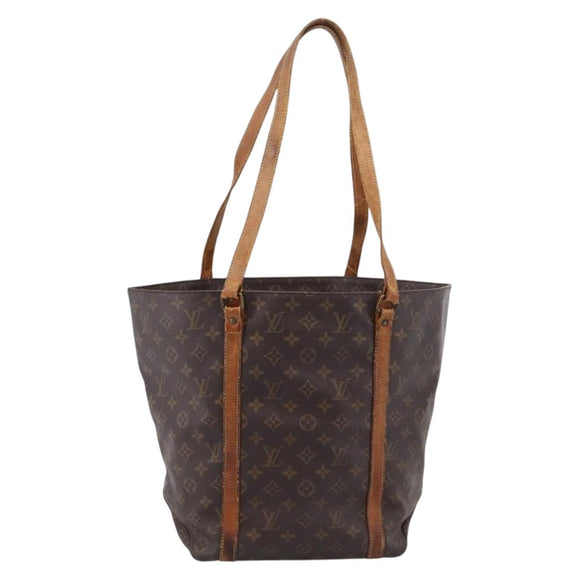 LOUIS VUITTON Monogram Sac Shopping GM Tote Bag M51110 LV Auth LN170