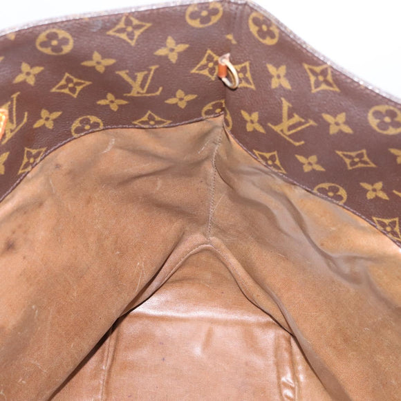 LOUIS VUITTON Monogram Sac Shopping GM Tote Bag M51110 LV Auth LN170