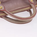 Miu Miu Hand Bag Vitellolux 2way Pink Gold Auth LN171V-10