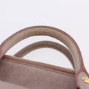 Miu Miu Hand Bag Vitellolux 2way Pink Gold Auth LN171V-15