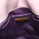 Miu Miu Hand Bag Vitellolux 2way Pink Gold Auth LN171V-30