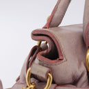 Miu Miu Hand Bag Vitellolux 2way Pink Gold Auth LN171V-6