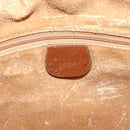 GUCCI Bamboo Shoulder Bag Leather 2way Brown Gold Auth LN172-16