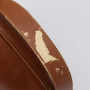GUCCI Bamboo Shoulder Bag Leather 2way Brown Gold Auth LN172-23