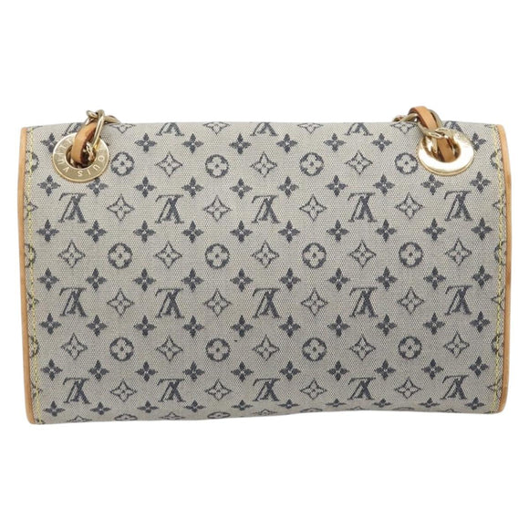 LOUIS VUITTON Monogram Mini Camille Chain Bag Blue M92002 LV Auth LN175A