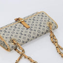 LOUIS VUITTON Monogram Mini Camille Chain Bag Blue M92002 LV Auth LN175A-6