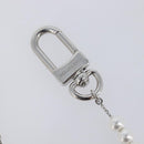 LOUIS VUITTON Bag Charm Chain Belt Pearl Fusion Key Holder M01947 LV Auth LN177M-11