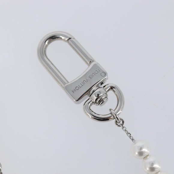 LOUIS VUITTON Bag Charm Chain Belt Pearl Fusion Key Holder M01947 LV Auth LN177M