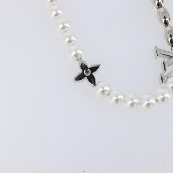 LOUIS VUITTON Bag Charm Chain Belt Pearl Fusion Key Holder M01947 LV Auth LN177M