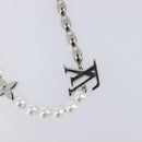 LOUIS VUITTON Bag Charm Chain Belt Pearl Fusion Key Holder M01947 LV Auth LN177M-15